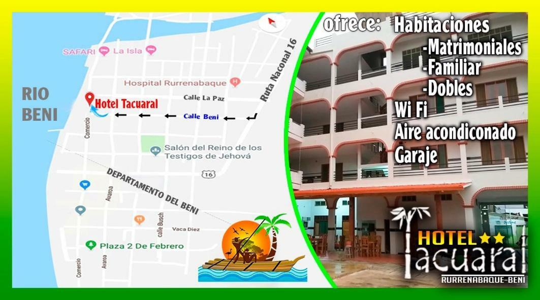Hotel Tacuaral Rurrenabaque Zewnętrze zdjęcie